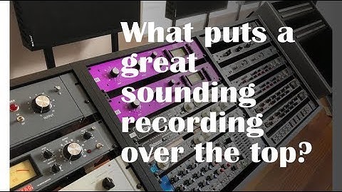 Face it, most of your favorite recordings have lots of reverb, compression, and other processing