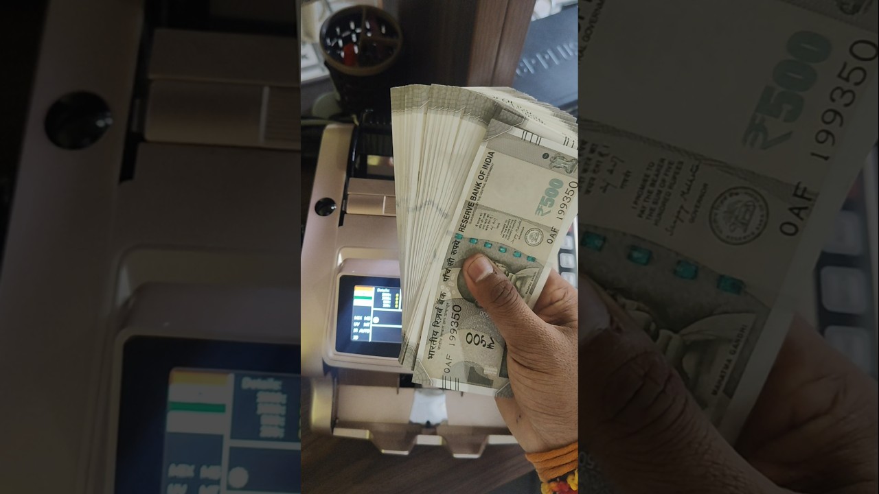 ASMR 💰 Money Counting Machine 💸 No Talking 🤫 Pure Sounds 🔊 