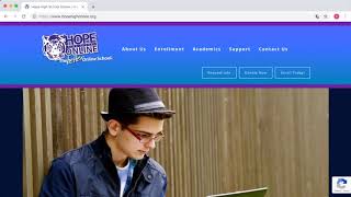 Hope high school online student resources - making arizona schooling
for easier