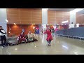 Танец Башкирского джигита в аэропорту Шереметьево в Москве.