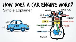 How Does a Car Engine Work 🚗⚙️ | Car Engine Explained in 2 Minutes