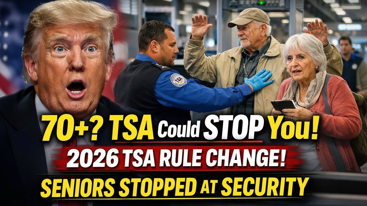 Seniors Over 70 Flying in Feb 2026? NEW TSA Rules Could STOP You at Airport Security!