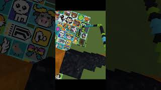 Satisfying sand art in minecraft (Winter) #short #minecraft #gaming