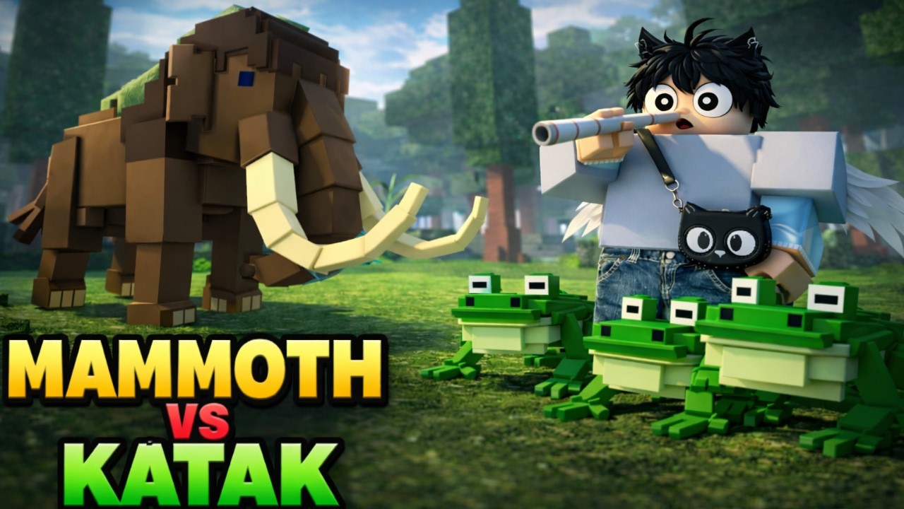 EXPERIMEN GILA!? MAMMOTH VS PASUKAN KATAK di 99 Nights in the Forest