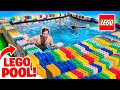 Built Giant Lego Pool! *100,000 Gallons*