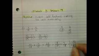 Module 3 Lesson 9