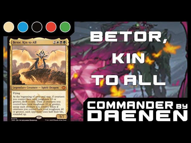 mtg betor kin to all commander deck Tarkir Dragonstorm Betor, Premium ALCOVE Edge BOX fo Ultra PRO International none) open.class Let's Build a Betor, Kin