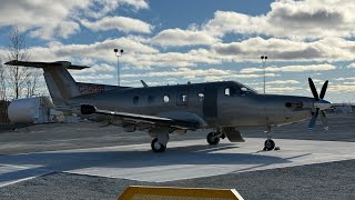 Wasaya Airways LP Pilatus PC-12/45 C-GFSB departing Big Trout Lake - October 26, 2026