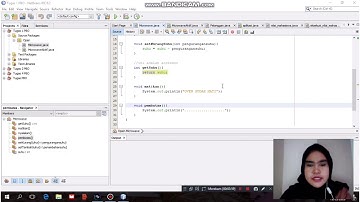 Tutorial Java Class,Objeck,Method,Atribut,Mutator dan Accessor