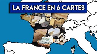 6 CARTES SUR LA FRANCE