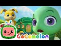 Wheels on the Bus with Animals! | CoComelon Animal Time | Animal Nursery Rhymes