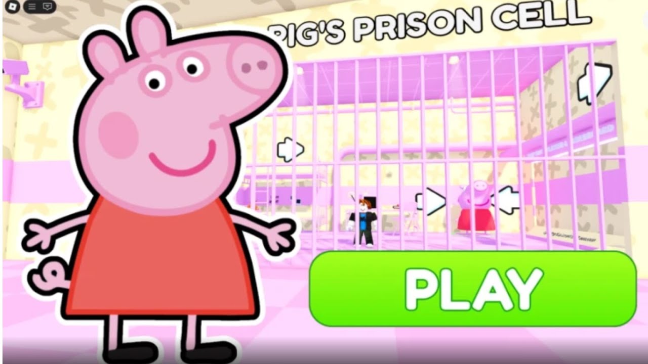 PEPPA PIG'S PRISON RUN! (Obby) Roblox - Walkthrough Gameplay No Death New