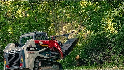 Vail Products® Skid Steer Forestry Disc Mulcher - Takeuchi T12R2