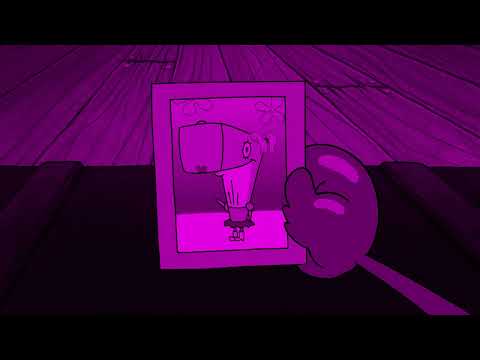 SpongeBob SquarePants Loose Thread Nickelodeon UK Purple Flip
