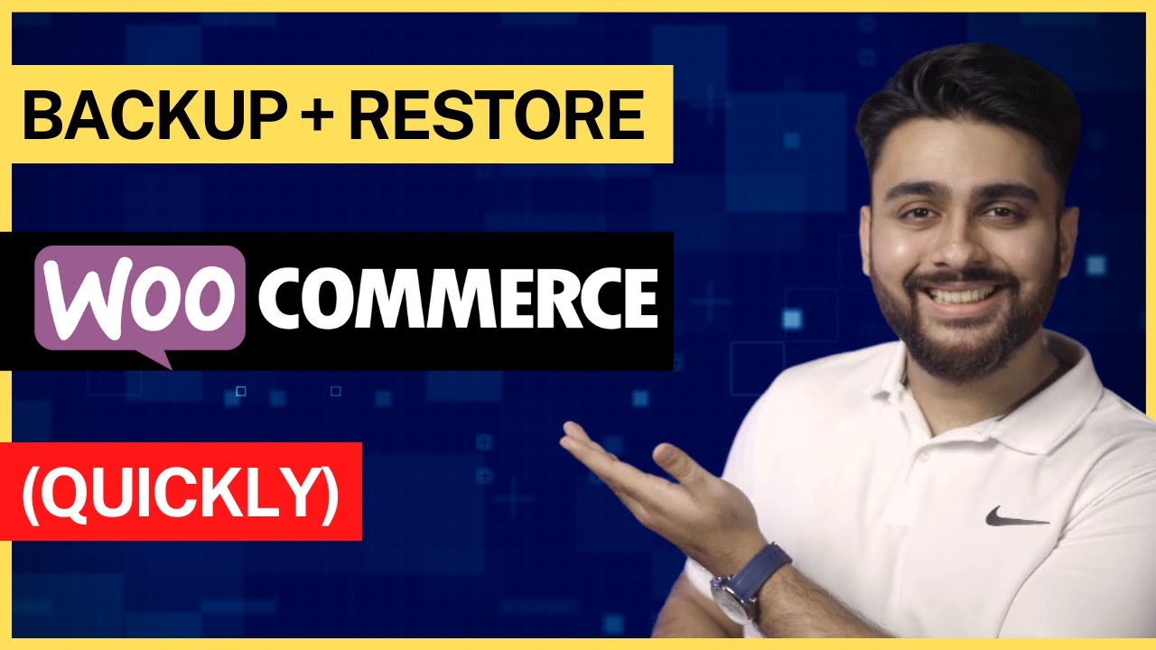 How to Backup & Restore WooCommerce (SAFELY) - YouTube