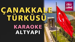 ÇANAKKALE İÇİNDE (ÇANAKKALE TÜRKÜSÜ) Karaoke Altyapı Türküler - Do# Resimi