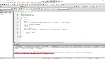 Program c++ menentukan bilangan yang bisa dibagi 2 atau 5 dengan tipe data char
