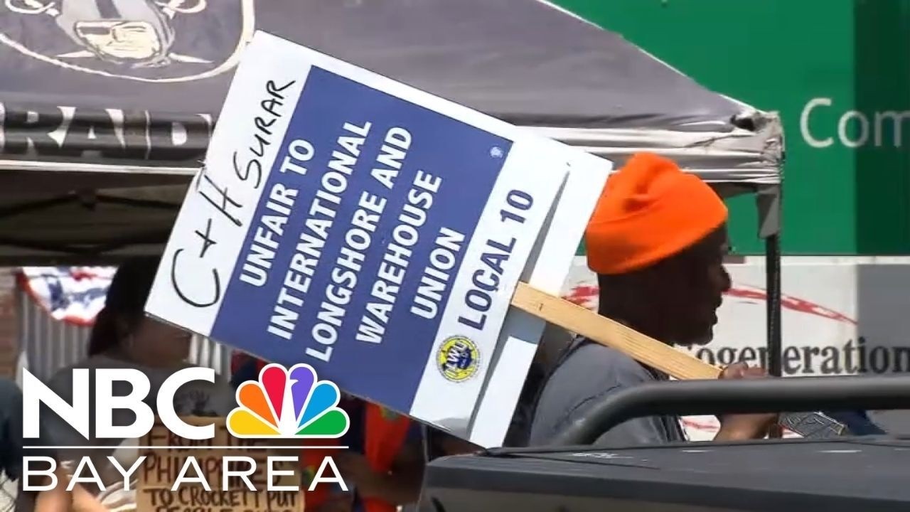 Bay Area union members stand in solidarity with striking C&H Sugar