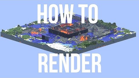 How to make awesome Minecraft renders!