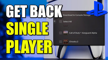 How to Get Single Player Progress BACK on PS5 Console (Cloud Saves Tutorial)