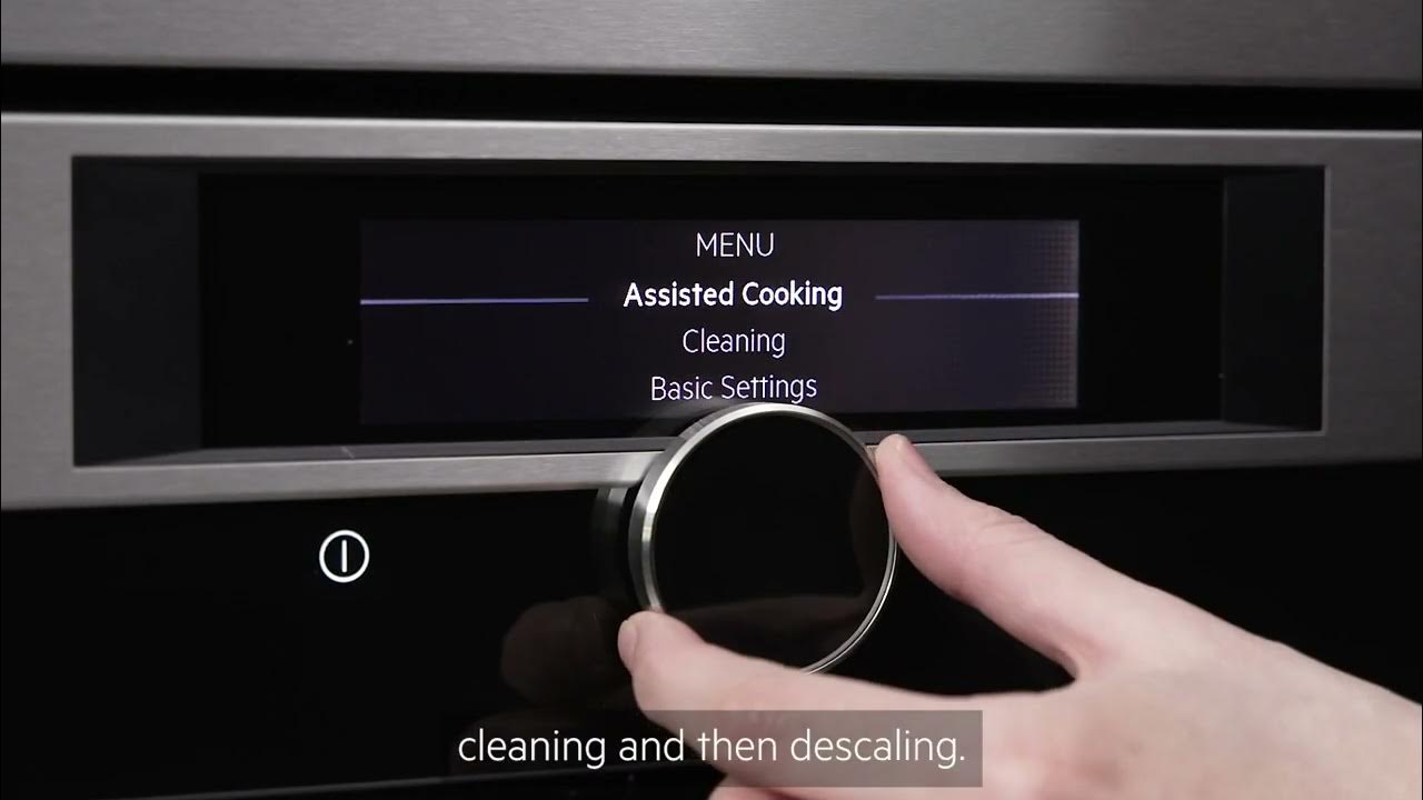 How to descale your AEG Command Wheel SteamPro Oven AEG YouTube