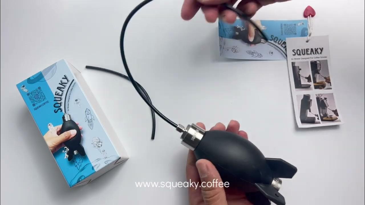 Squeaky Air Blower for Coffee Grinder/ squeeze by hand YouTube