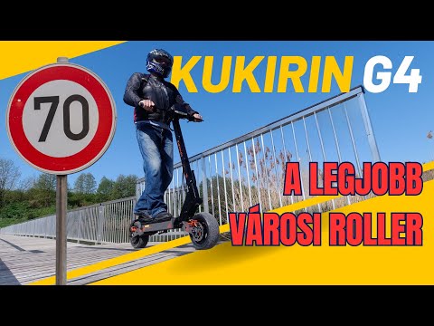 A legjobb városi roller - KuKirin G4 teszt