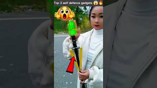 Top3 Self Defence Gadgets🔥😱 #gadgets #selfdefence #viralshorts #amazinggadgets  #techgadgets #shorts