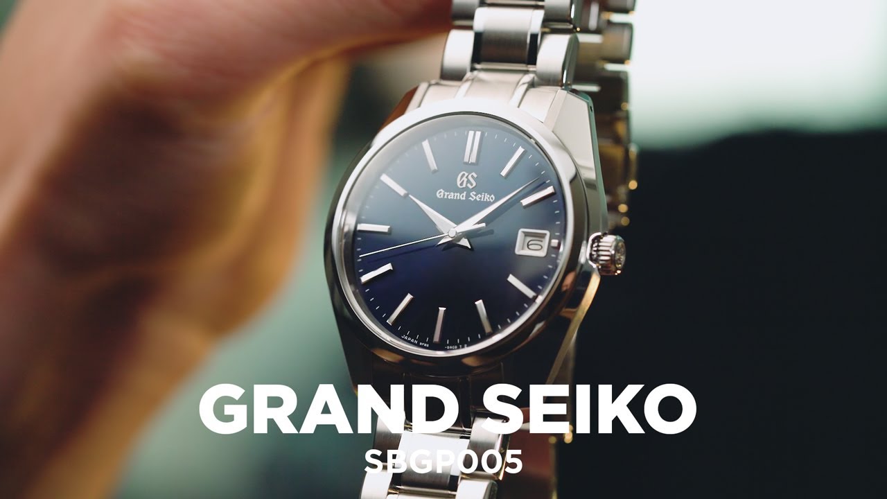 The Grand Seiko SBGP005 offers classic looks and stone cold killer accuracy  of +/- 10 seconds a year - YouTube