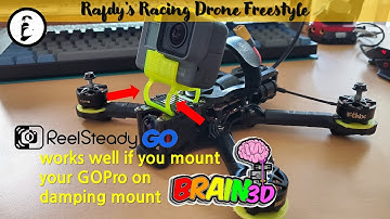 Reelsteady GO works well if your GoPro Hero 5 Black is soft mounted (Brain3D damping mount)