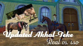 Updated Akhal-Teke Horses || Real vs. SSO