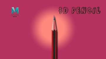 "3D Pencil Modeling in Autodesk Maya | Beginner to Advanced Tutorial"