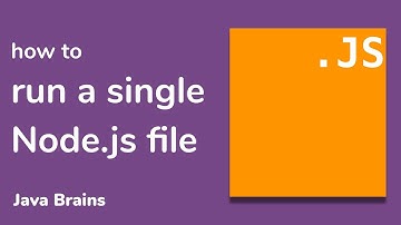 Running a single Node.js file - Node.js Basics [07] - Java Brains
