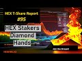 HEX T-Share Report 95, HEX Stakers Diamond Hands