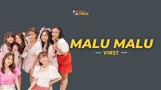 V1rst - Malu Malu | Lirik | adu du du ... berhenti jantungku | tiktok viral