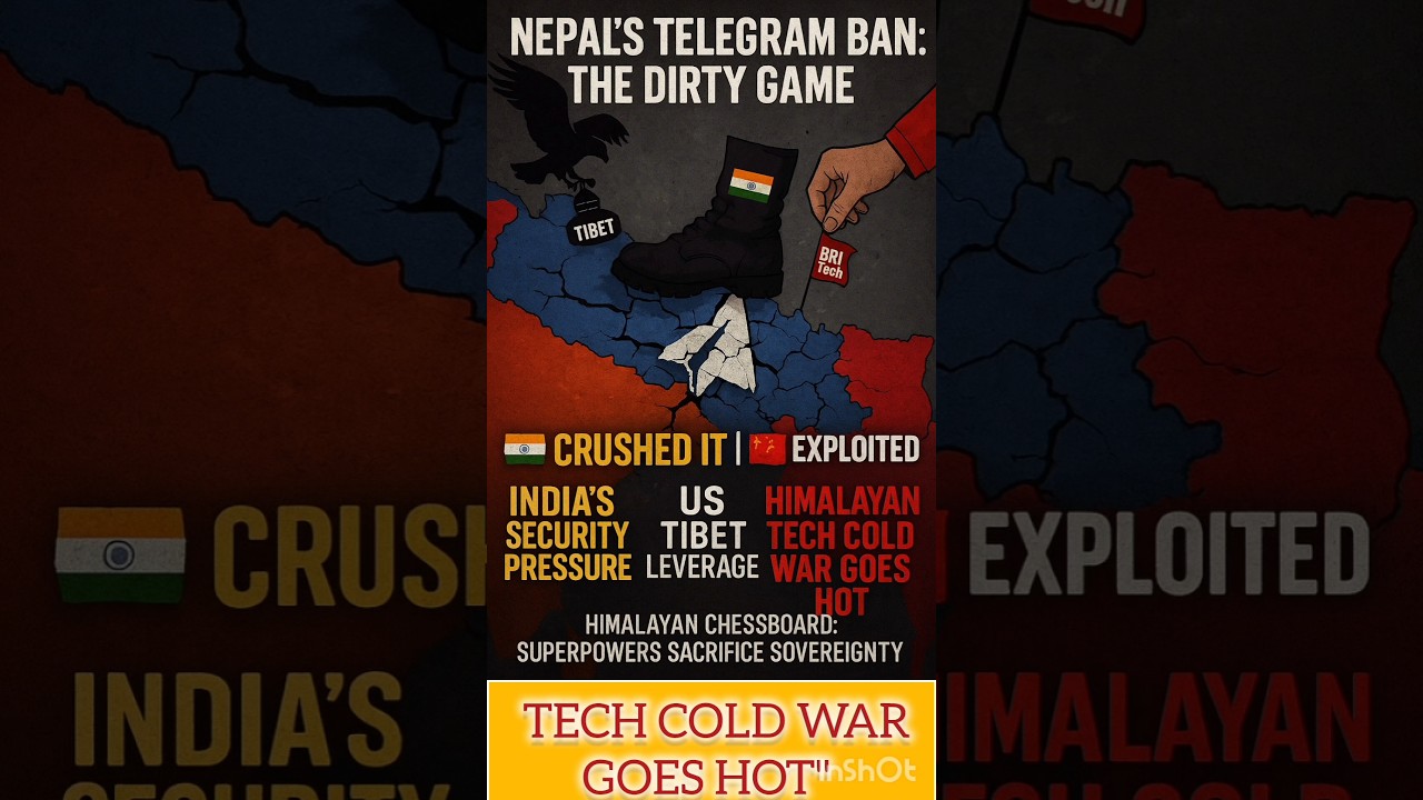 🇳🇵Nepal Bans Telegram – But Why?Is it really about fraud, or is the Himalayan chessboard heating up?
