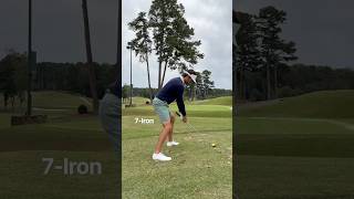 Little fun here hitting some 7-Iron flop shots #golf #golftips #golfswing