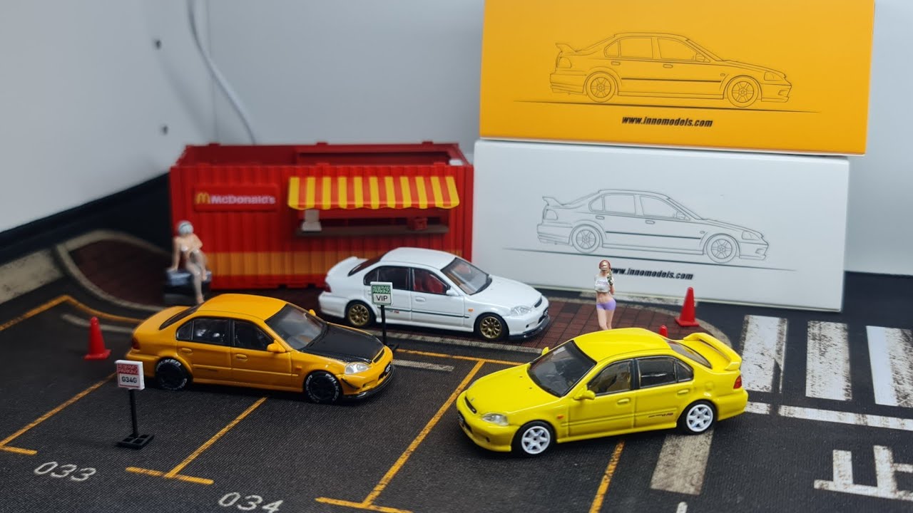 FirstLook INNO64 Honda Civic Ferio Vi-RS EK3 in 4K!! - YouTube