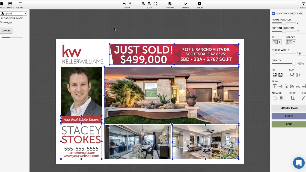 Keller Williams Postcard Template