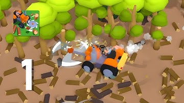 Lumber GO! - Gameplay Walkthrough Part 1 - Unlock the Machine (Android, IOS)