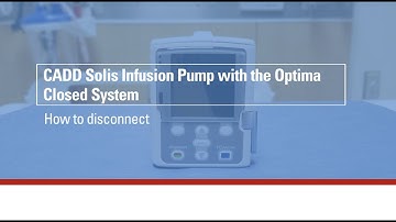 CADD Solis Infusion Pump with the Optima Closed System