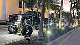 Finally took my truck and hellcat to Miami