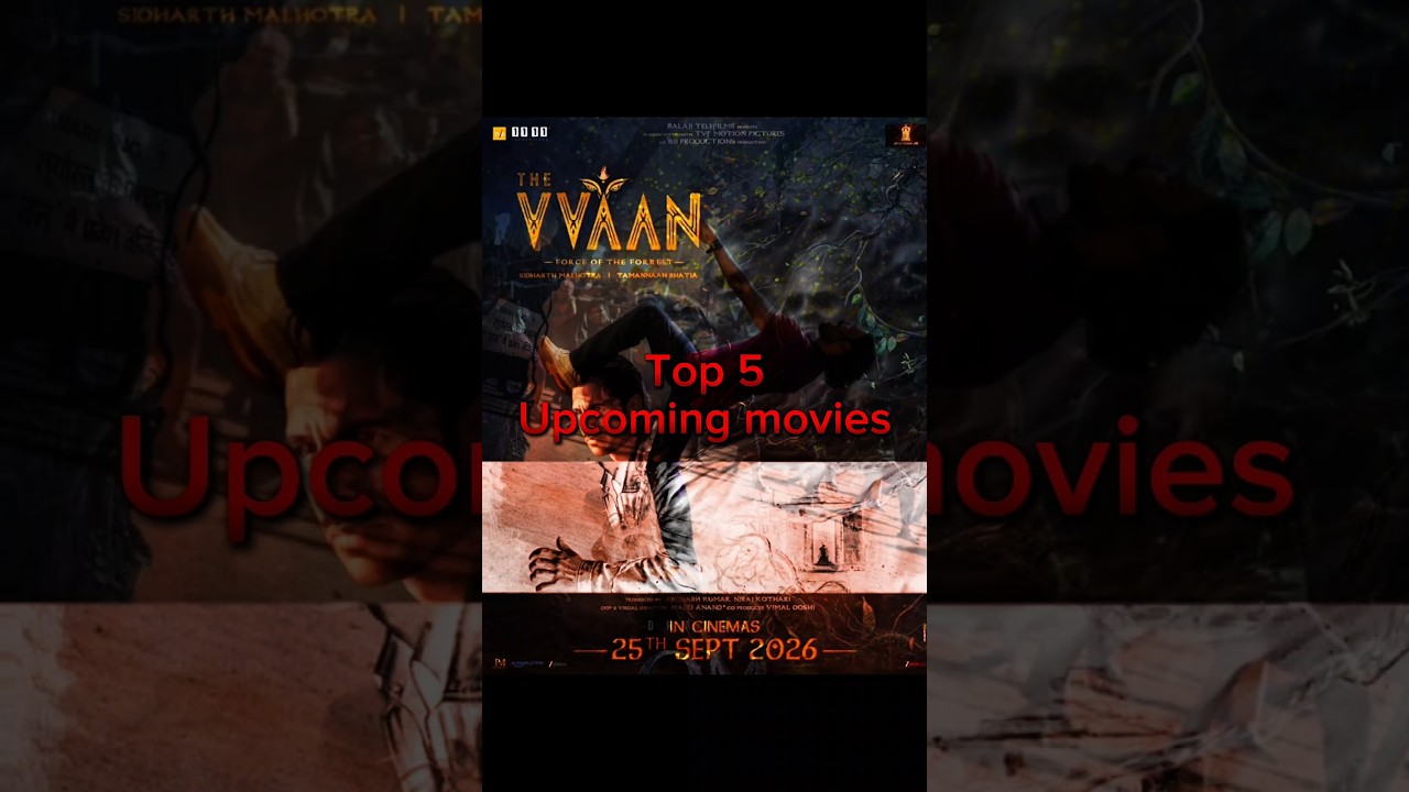 Top 5 Upcoming Movies 🎥🍿 #upcoming #movie #bollywood #tollywood