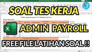 Excel Job Test Questions for Payroll Admin Roles