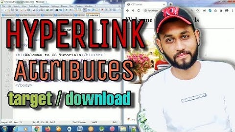 Hyperlink attributes | download, title, target | best explanation must watch
