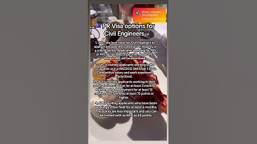 PR Options for Civil Engineers in Australia! 🇦🇺 #migration #shorts