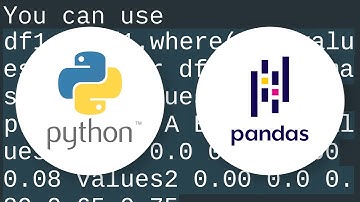 How to make two dataframes one with values and another with boolean into one dataframe in python?