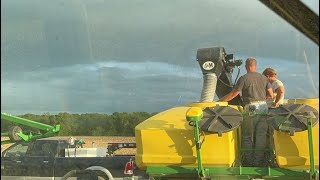 Getting some corn and beans in between rains