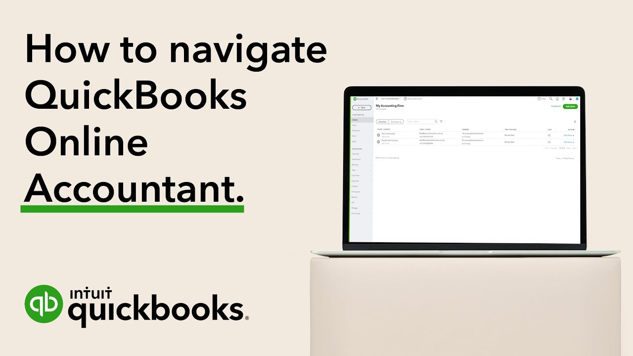 How to navigate QuickBooks Online Accountant - YouTube
