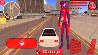 Amazing Superhero Stickman Rope Hero Gangster Vegas Crime City Warrior Android Gameplay By Games Zon screenshot 4